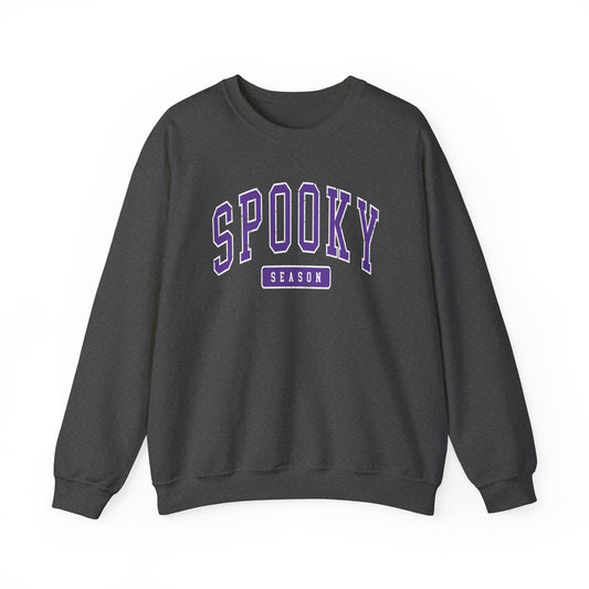 Purple Spooky Season Crewneck